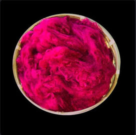 64mm Full Dull Dope Polyester Dyed Fiber For Clothing Industry